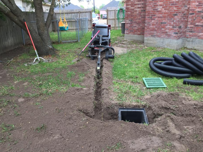 French Drain Installation