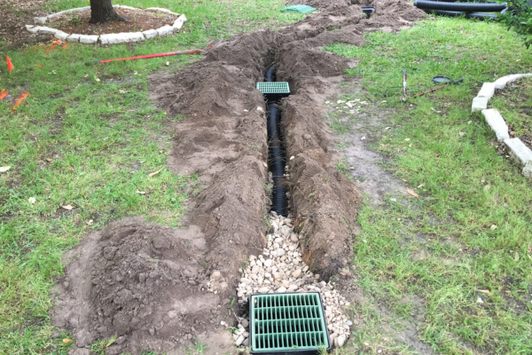 French Drain Installation